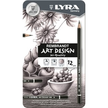 Lapiz Negro Lyra X 12 Rembrant Art Disign