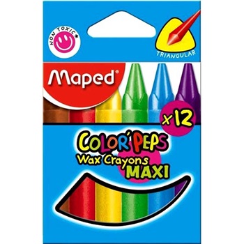 Cera Maped X 12 Color Peps Maxi