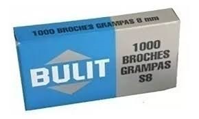 Broche Bulit X 1000 8mm P/Grampadora