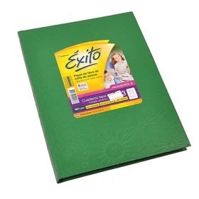 Cuaderno Exito T/D 48hs Cuadro Verde
