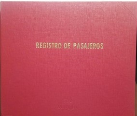 Libro Registro De Pasajeros T/F