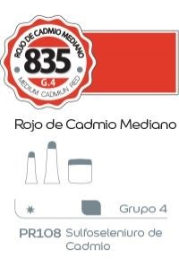 Acrilico Alba 18cc G4 Rojo Cadmio Mediano