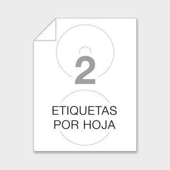 Etiqueta Húsares P/Cd X 100 Carta