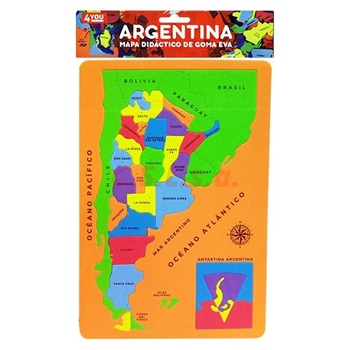 Goma Eva 4you 4274 Mapa Argentina 23x43