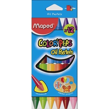 Pastel Al Oleo Maped Color Peps X12