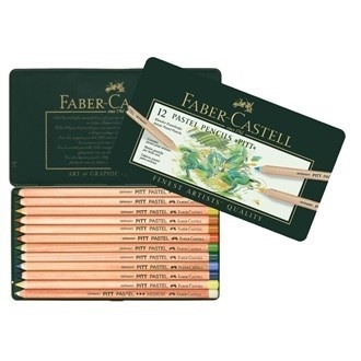 Lapiz Color Faber Pastel Pencil Pitt X 12