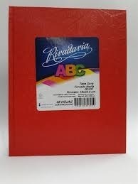 Cuaderno Rivadavia 19x23 Abc 48hs R Rojo
