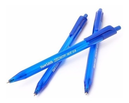 Boligrafo Papermate Ink 100 Rt Azul Retractil