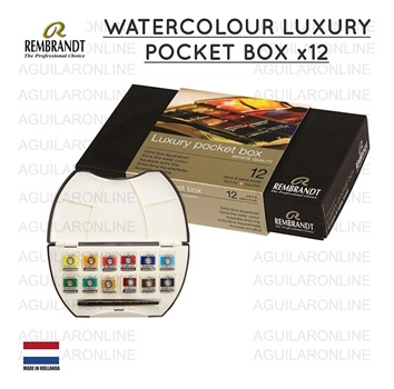 Acuarela Rembrandt X 12 Luxury Pocket Pastillas 05808614