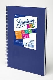 Cuaderno Rivadavia 21X27 Abc Espiral R Azul 60hs
