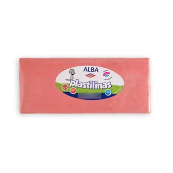 Plastilina Alba X 250grs Rosa
