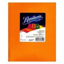 Cuaderno Rivadavia 19x23 Abc 96hs R Naranja