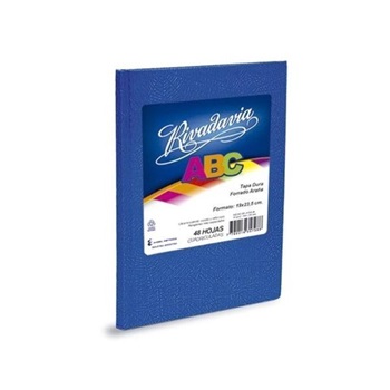 Cuaderno Rivadavia 19x23 Abc 96hs R Azul