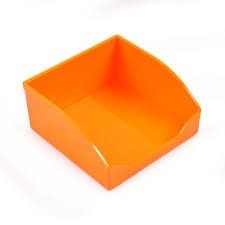 Cubo Portapapeles Liggo Naranja