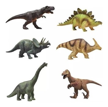 Dinosaurios Cresko Muã‘ecos 50cm Plástico Gigante-Ft620