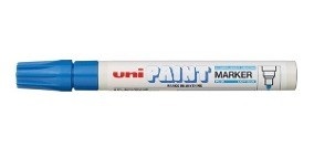 Marcador Uni Paint Px 20 Celeste