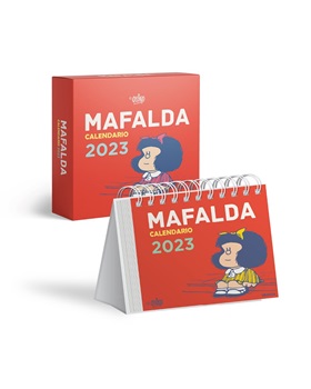 Almanaque 2024 Mafalda Escritorio En Caja Rojo/Verde
