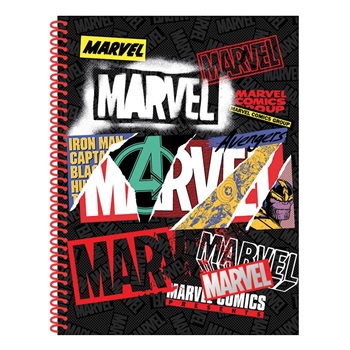 Marvel Cuaderno A4 Tapa Semirigida 80 Hs