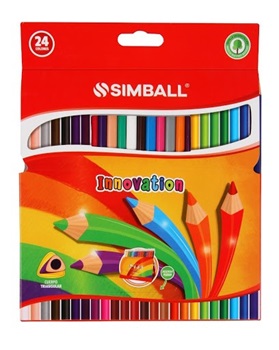Lapiz Color Simball X 24 Largos Innovation