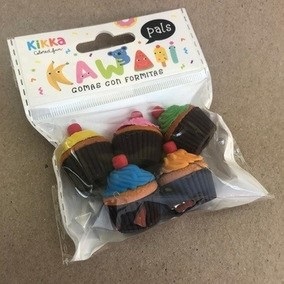 Kikka Goma Lapiz Fantasia Cupcakes X 5