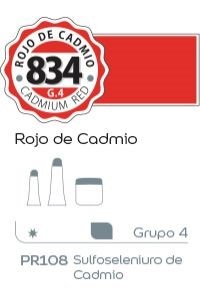Acrilico Alba 200cc G4 Rojo De Cadmio