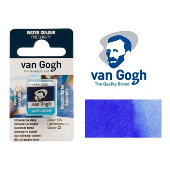 Acuarela Van Gogh Pan 506 Azul Ultramar Oscuro
