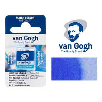 Acuarela Van Gogh Pan 512 Azul Cobalto