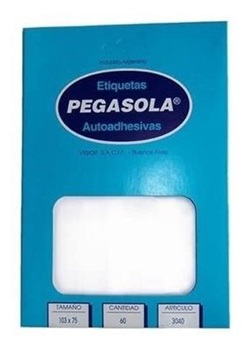 Etiqueta Pegasola 3040 109x75