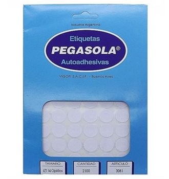 Etiqueta Pegasola 3081 Ojalillo 14mm