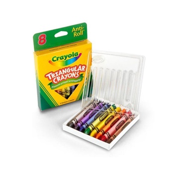 Crayola Crayones Triangulares X 8 Anti Roll