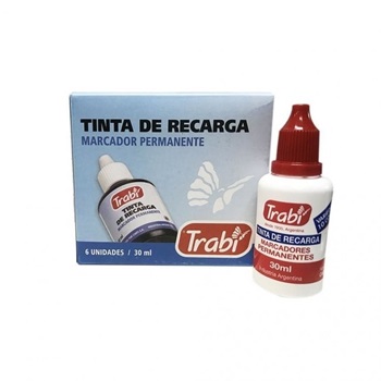 Tinta Trabi P/Marcador Solvente Rojo