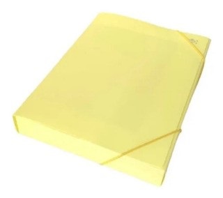 Caja Plastico Pastel Amarill of C/Elas 2,5cm