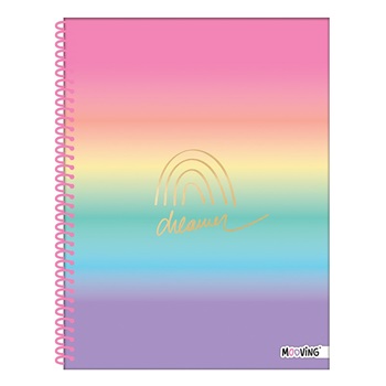 Golden Rainbow Cuaderno A4 80hs Tapa Semirigida