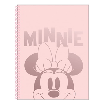 Minnie Cuaderno A4 80hs Tapa Semirigida Rayado