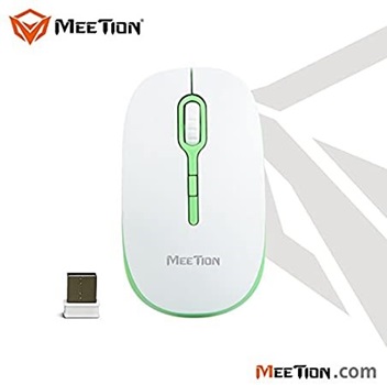 Mouse Meetion Mtr547v Inalambrico Bco/Verde