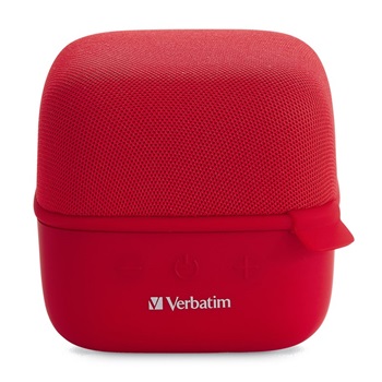 Parlantes Verbatim Portable Cube Rojo