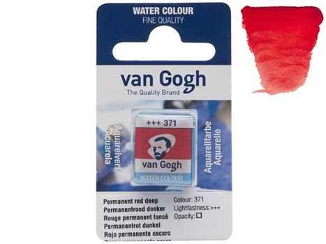 Acuarela Van Gogh Pan 371 Rojo Permanente Oscuro