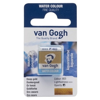 Acuarela Van Gogh Pan 803 Oro Ascuro-G2
