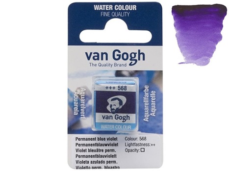 Acuarela Van Gogh Pan 568 Violeta Azulado Permanente