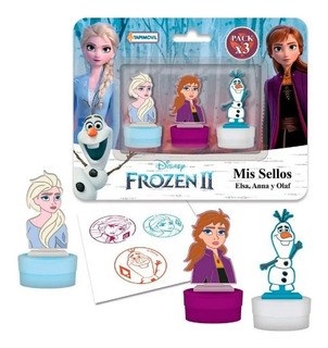 Set Sellos Frozen Ii X3