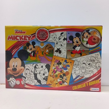 Set Tapimovil Colorear Y Borrar Mickey