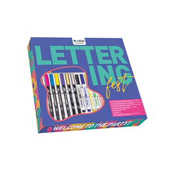 Set Coloring Lettering Fest X 23