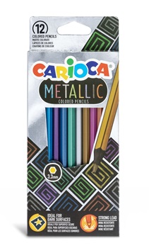 Lapiz Color Carioca Metal X 12
