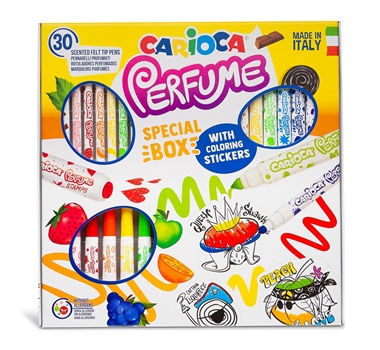 Marcador Carioca Perfume /Stickers X 30