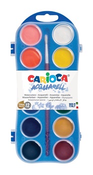 Acuarela Carioca X 12 Caja Plast