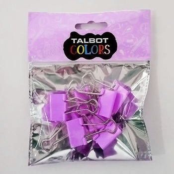 Aprietapapel Talbot Pastel Violeta 25mm X 8u - 3751