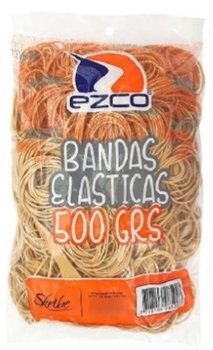 Bandas Elasticas Ezco 500grs En Bolsa