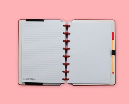 Cuaderno Inteligente A5 Intenso All Red