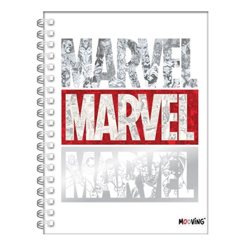 Marvel Cuaderno 16x21 Tapa Dura Espiral