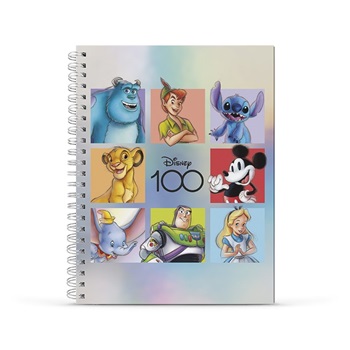 Disney 100 Aã‘os Cuaderno A4 120hs Tapa Dura